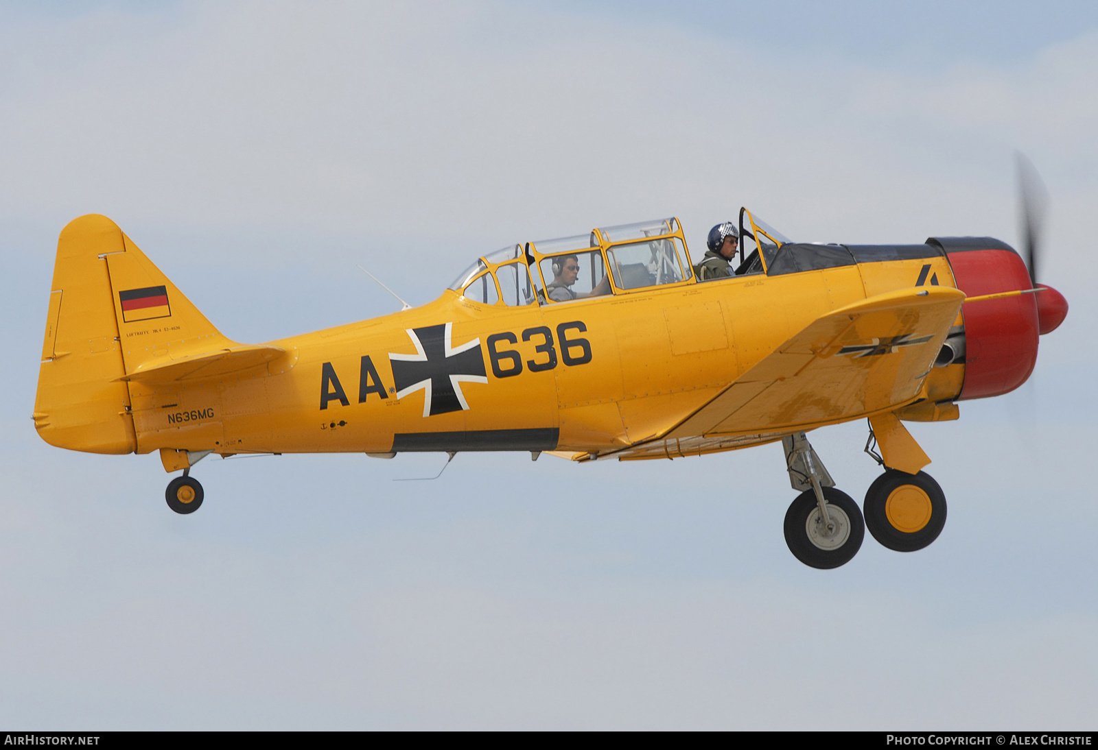 Aircraft Photo of N636MG / AA636 | North American T-6J Harvard Mk IV | Germany - Air Force | AirHistory.net #138682