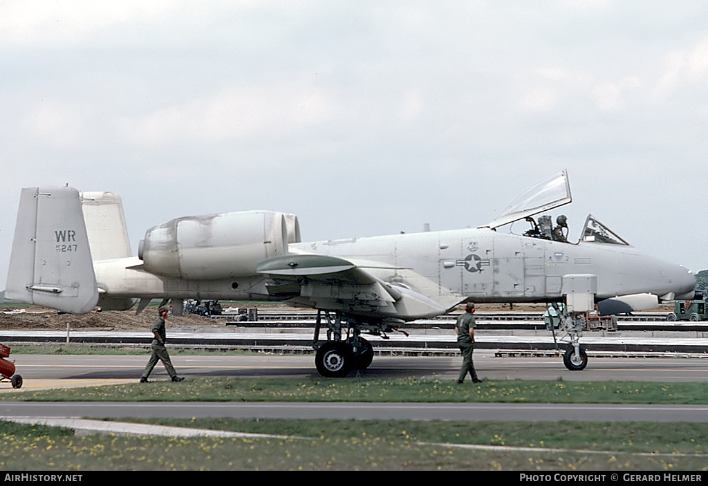 Aircraft Photo of 77-0247 / AF77-247 | Fairchild A-10A Thunderbolt II | USA - Air Force | AirHistory.net #138683