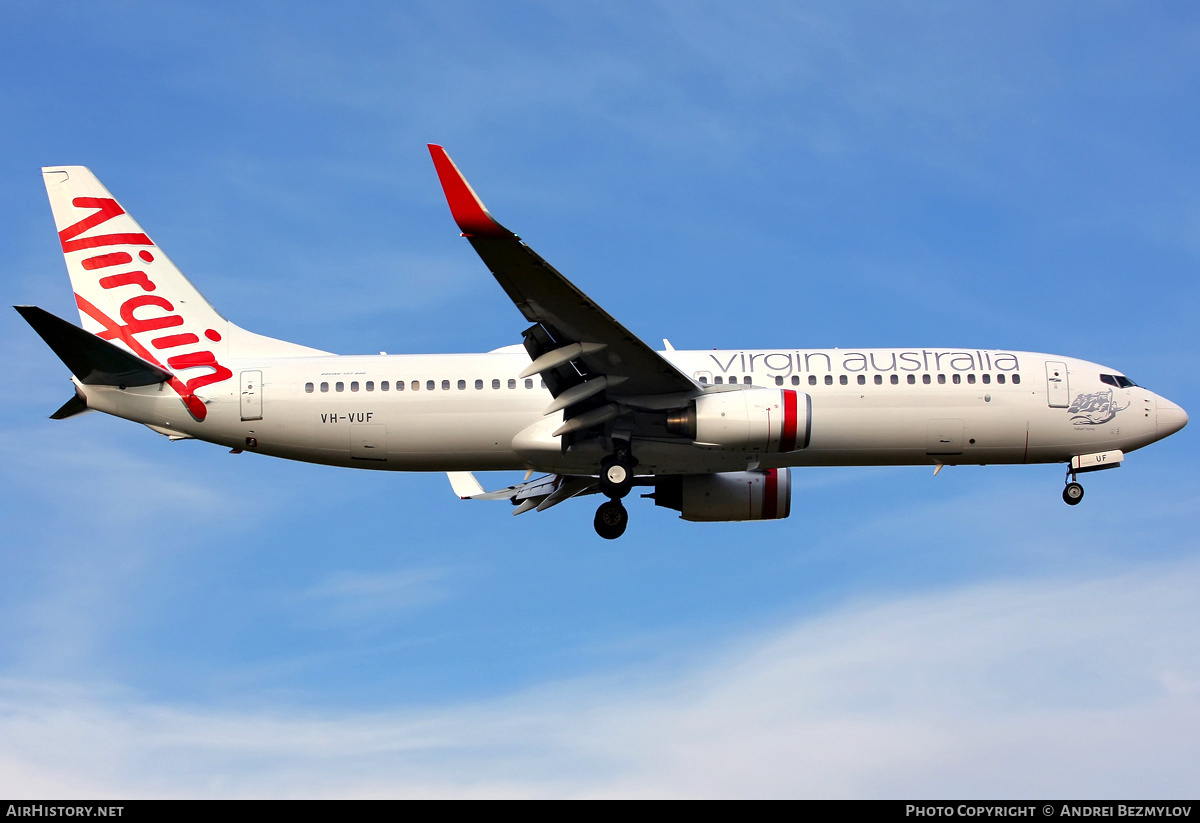 Aircraft Photo of VH-VUF | Boeing 737-8FE | Virgin Australia Airlines | AirHistory.net #138689