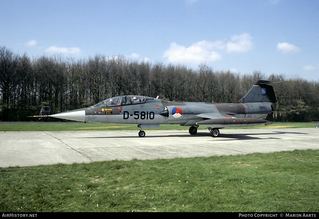 Aircraft Photo of D-5810 | Lockheed TF-104G Starfighter | Netherlands - Air Force | AirHistory.net #138707