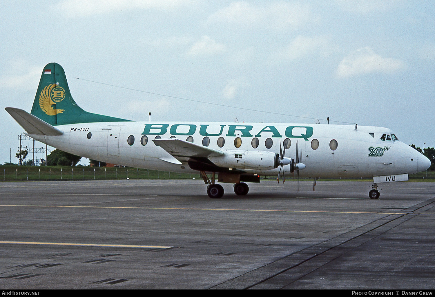 Aircraft Photo of PK-IVU | Vickers 843 Viscount | Bouraq Indonesia Airlines | AirHistory.net #138770