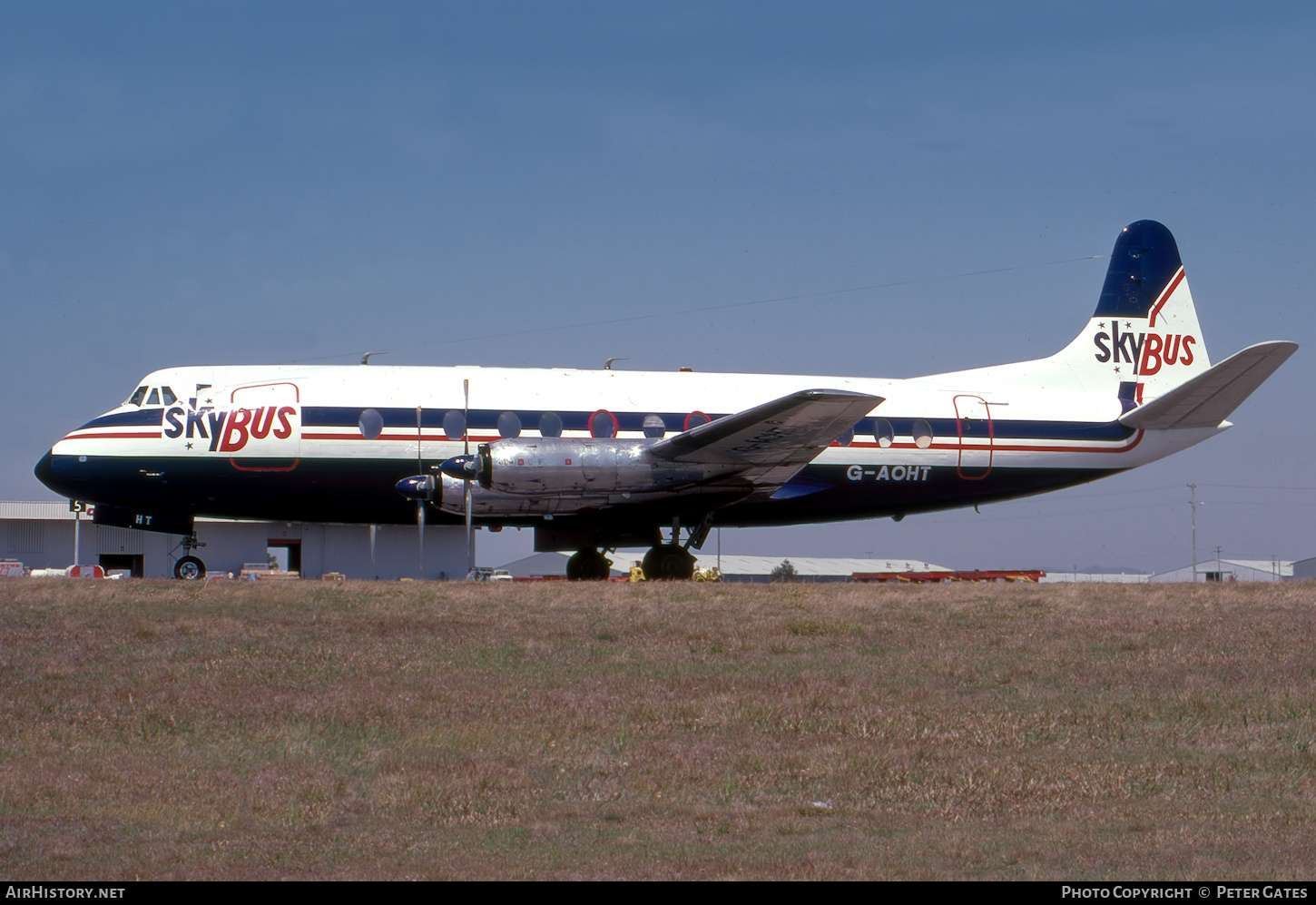 Aircraft Photo of G-AOHT | Vickers 802 Viscount | Skybus | AirHistory.net #138774