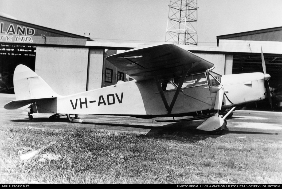 Aircraft Photo of VH-ADV | De Havilland D.H. 85 Leopard Moth | AirHistory.net #138781