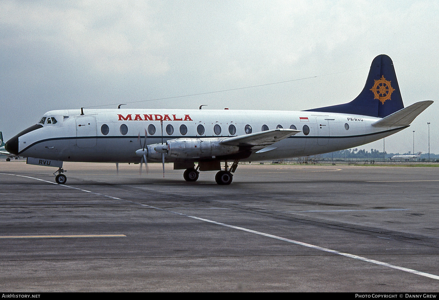Aircraft Photo of PK-RVU | Vickers 816 Viscount | Mandala Airlines | AirHistory.net #138787