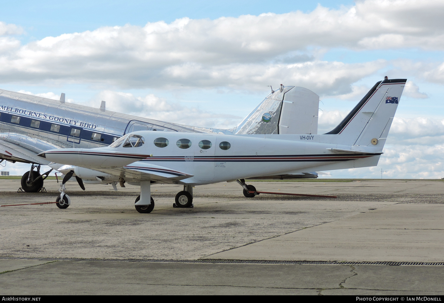 Aircraft Photo of VH-OVY | Cessna 340A II | AirHistory.net #138797