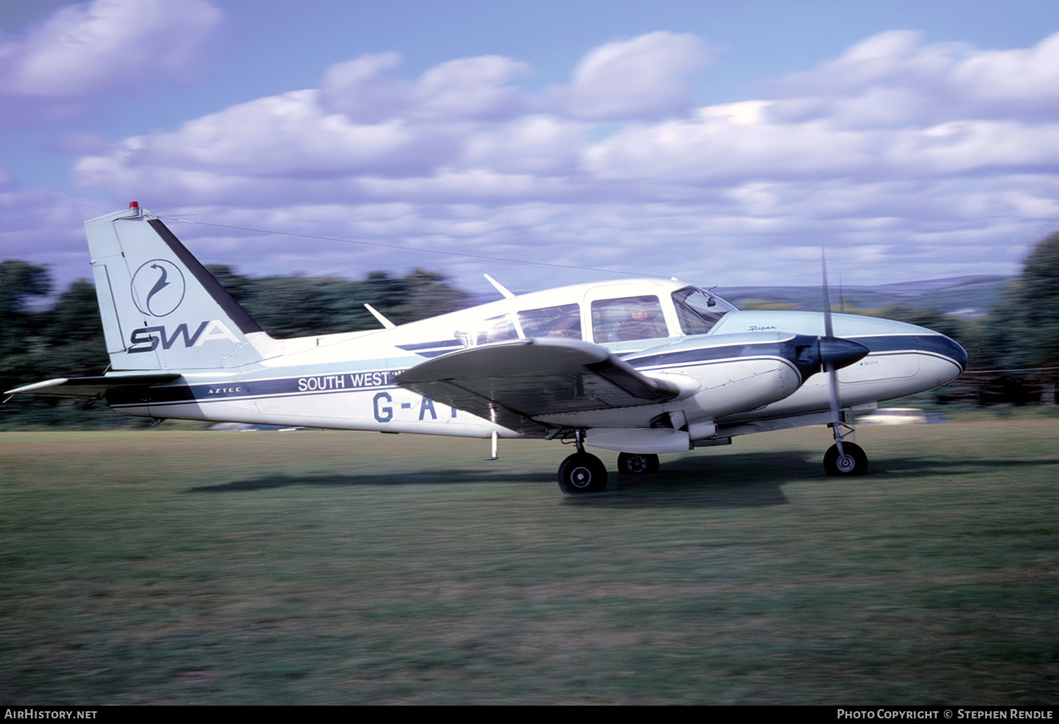 Aircraft Photo of G-ATJZ | Piper PA-23-250 Aztec C | South West Aviation - SWA | AirHistory.net #138804