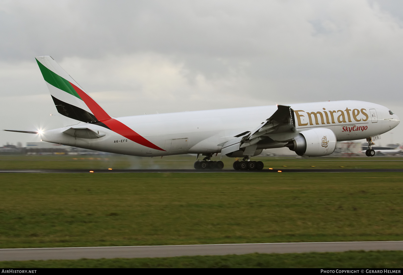 Aircraft Photo of A6-EFS | Boeing 777-F1H | Emirates SkyCargo | AirHistory.net #138848