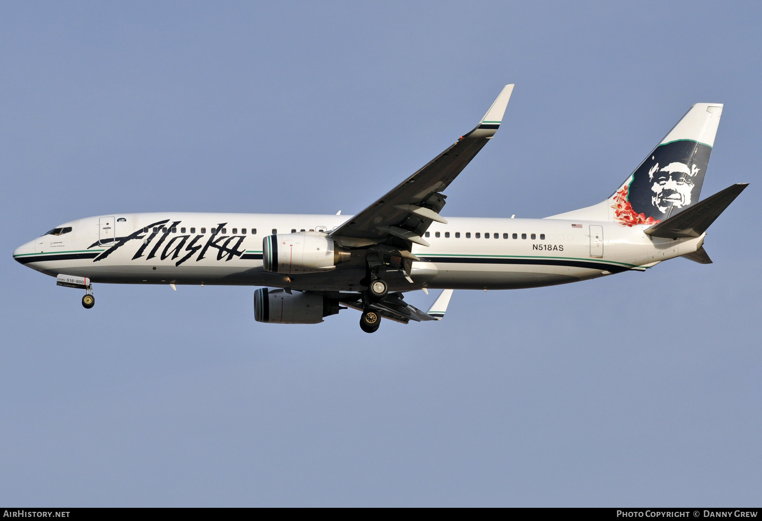 Aircraft Photo of N518AS | Boeing 737-890 | Alaska Airlines | AirHistory.net #138892
