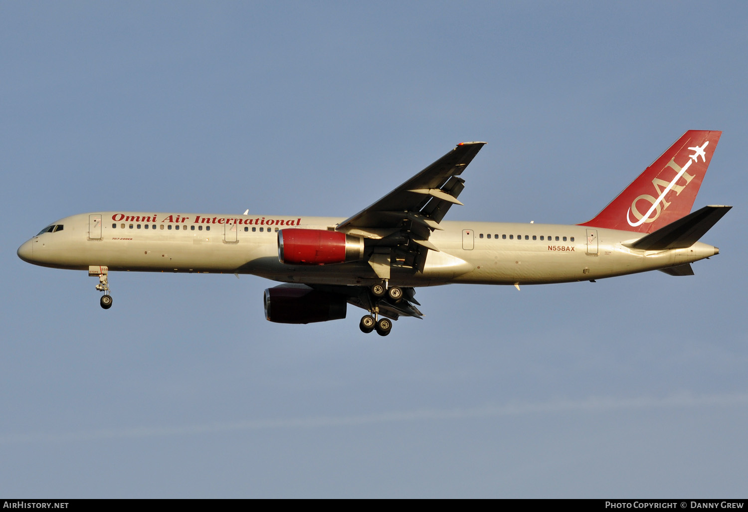 Aircraft Photo of N558AX | Boeing 757-23N | Omni Air International - OAI | AirHistory.net #138899