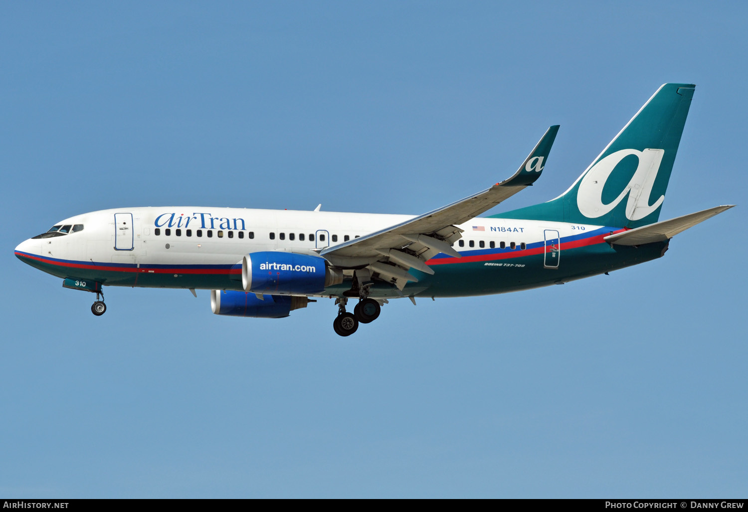 Aircraft Photo of N184AT | Boeing 737-76N | AirTran | AirHistory.net #138934