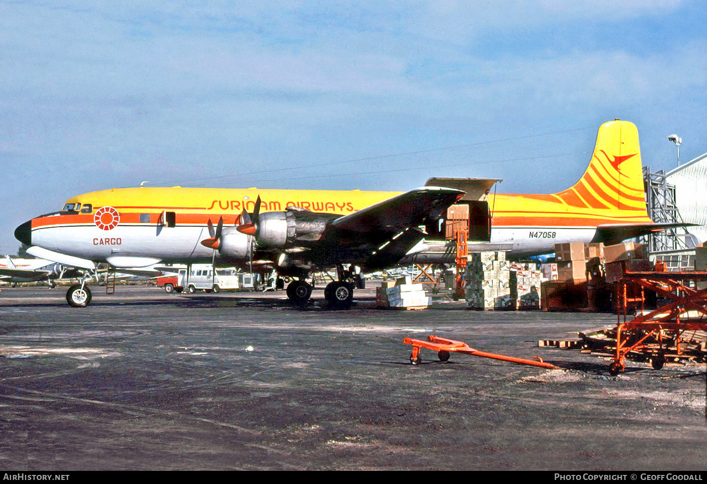 Aircraft Photo of N47058 | Douglas DC-6B(F) | Surinam Airways | AirHistory.net #138957
