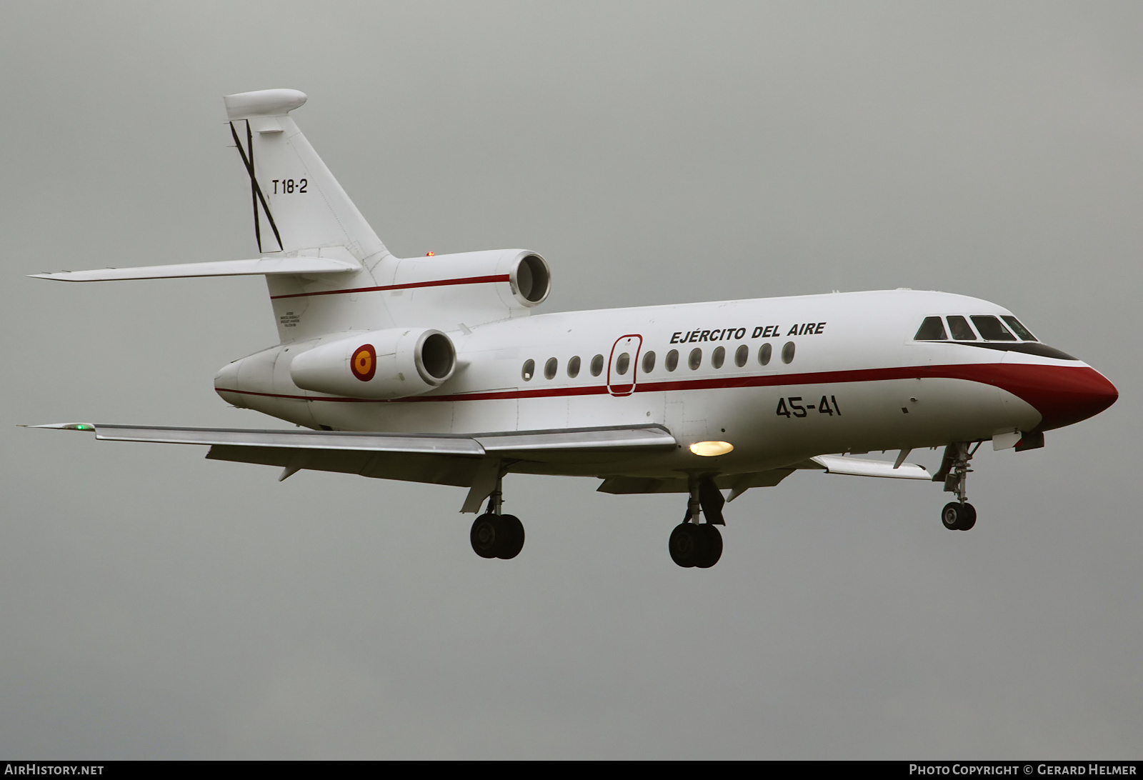 Aircraft Photo of T18-2 | Dassault Falcon 900B | Spain - Air Force | AirHistory.net #138960