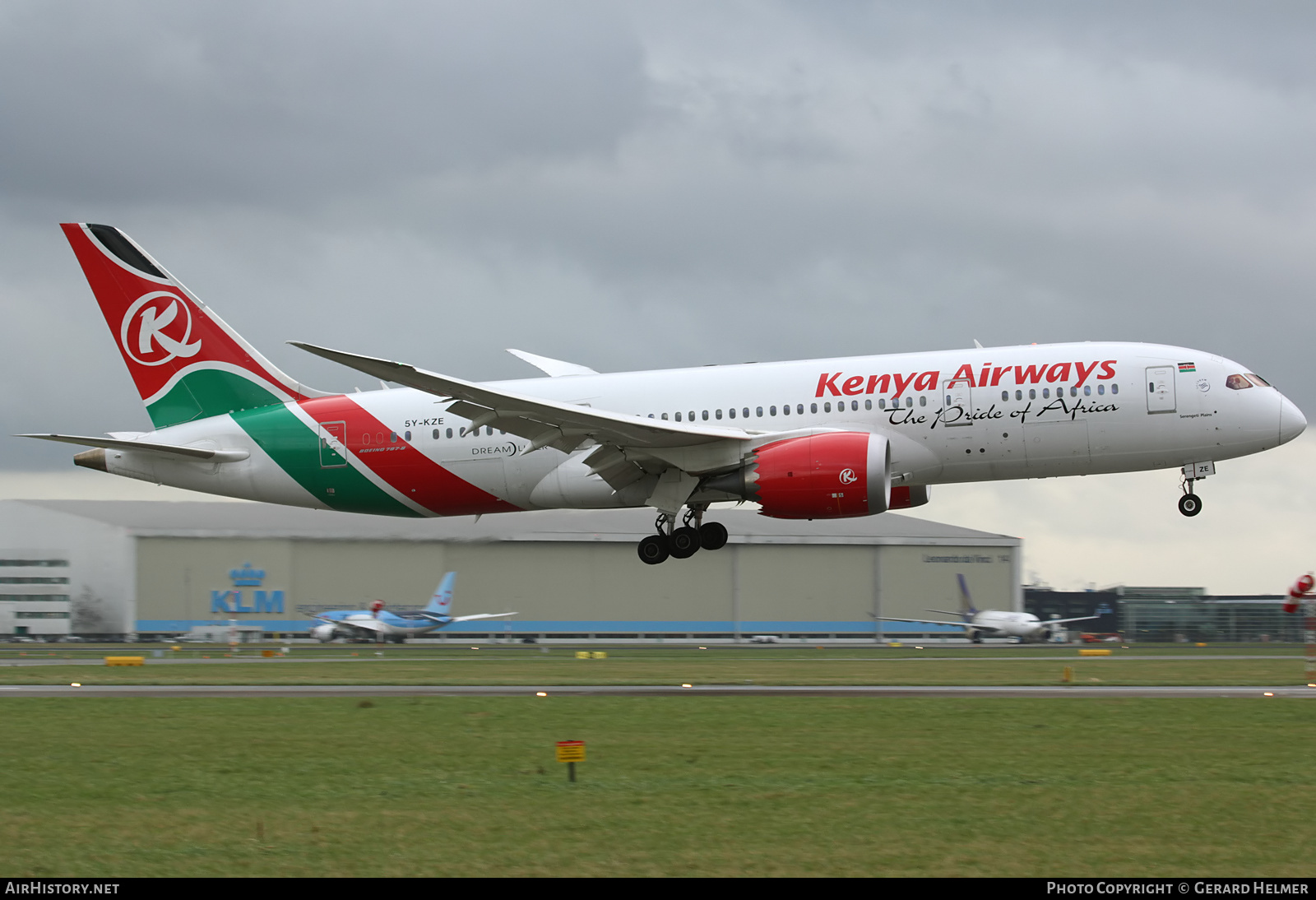 Aircraft Photo of 5Y-KZE | Boeing 787-8 Dreamliner | Kenya Airways | AirHistory.net #138966
