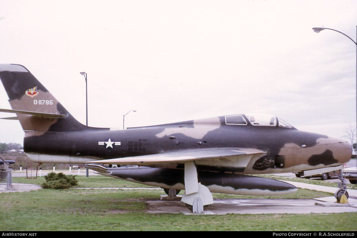 Aircraft Photo of 51-1786 / 0-11786 | Republic F-84F Thunderstreak | USA - Air Force | AirHistory.net #138973