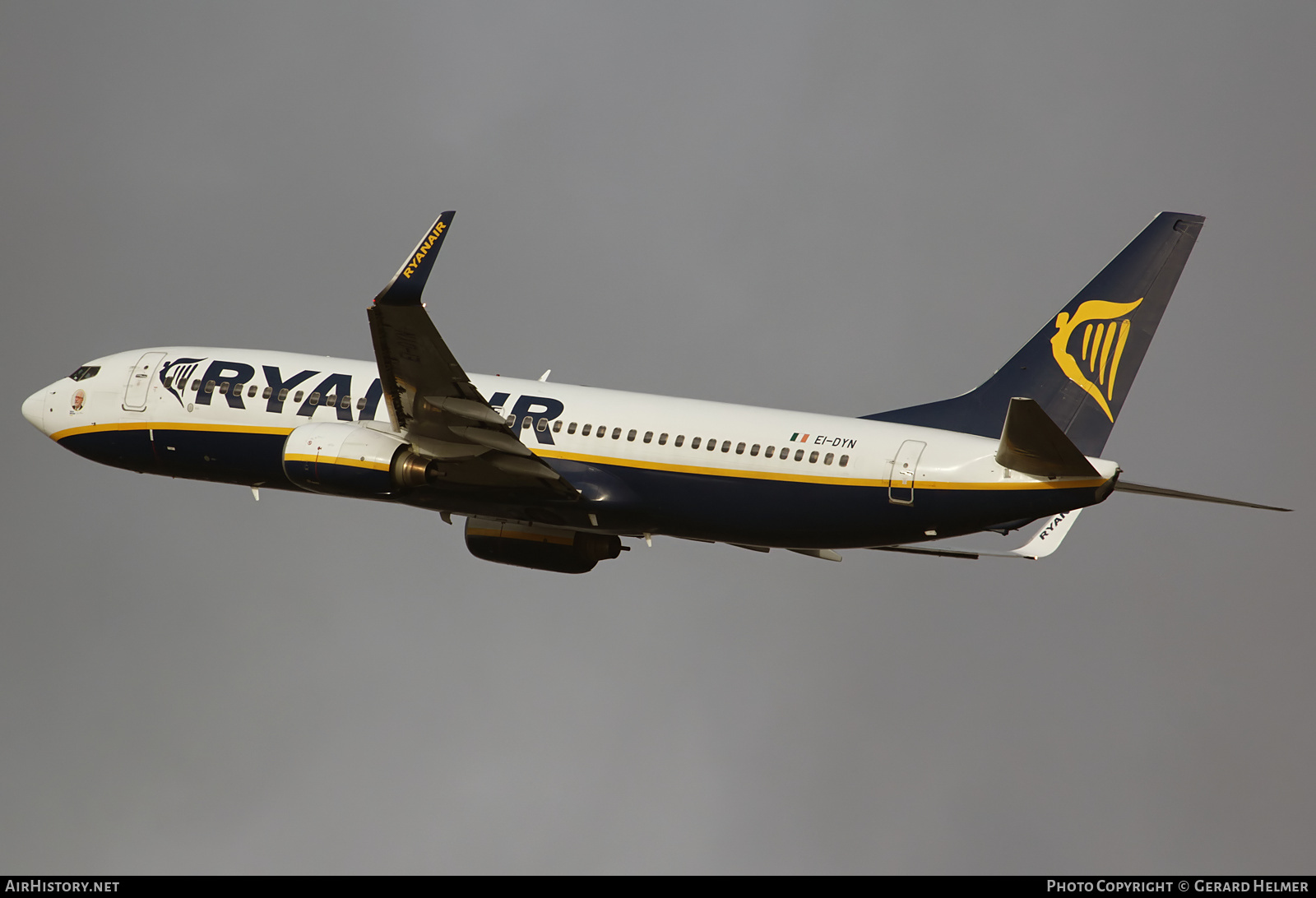 Aircraft Photo of EI-DYN | Boeing 737-8AS | Ryanair | AirHistory.net #138977