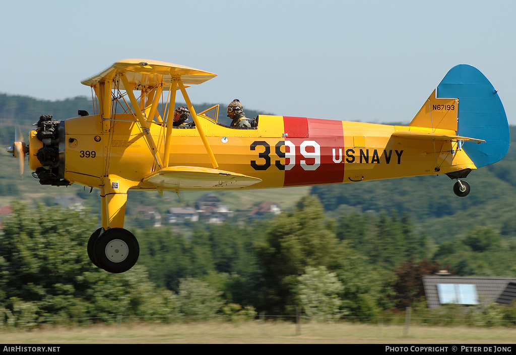 Aircraft Photo of N67193 | Boeing N2S-5 Kaydet (E75) | USA - Navy | AirHistory.net #138979