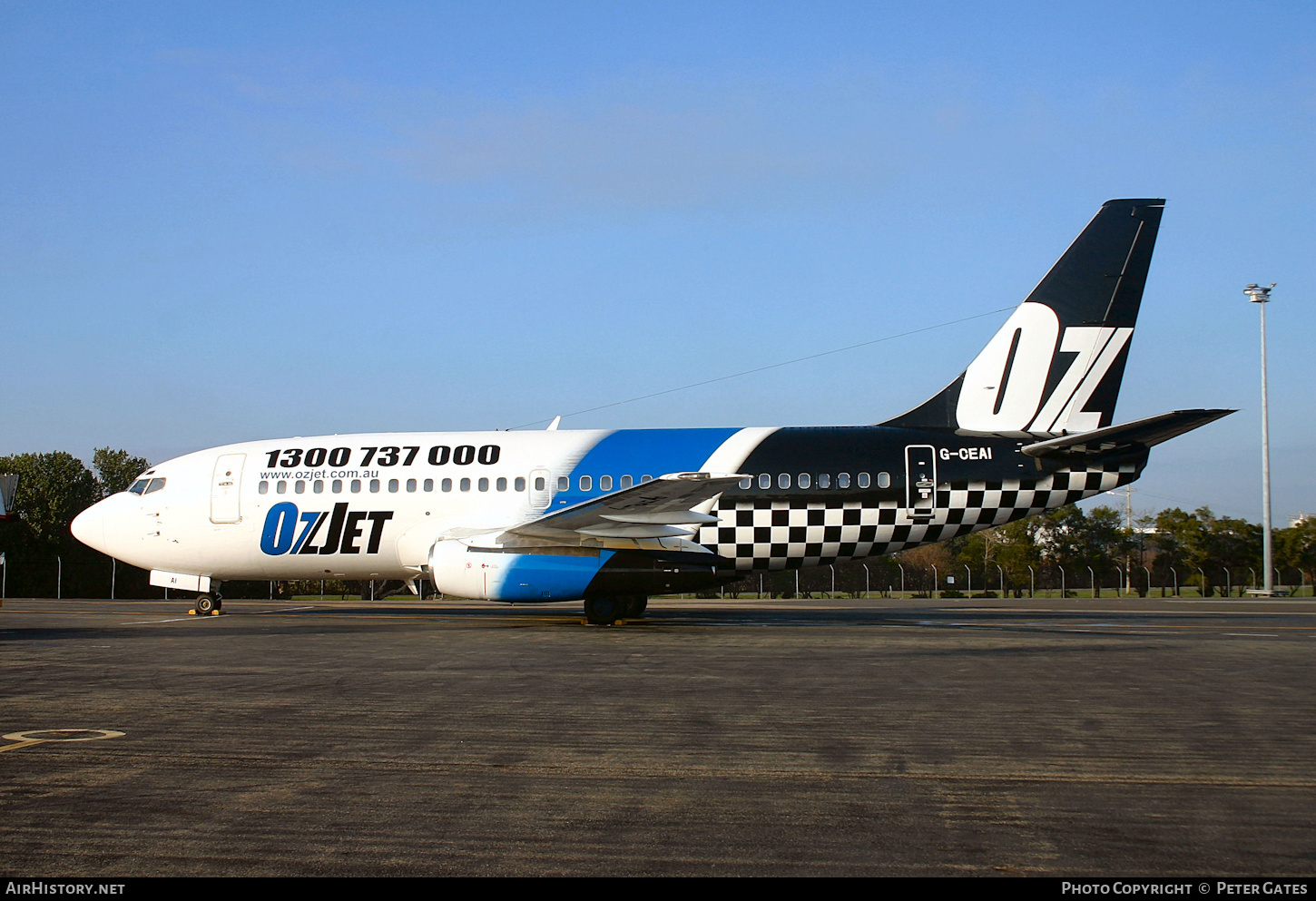 Aircraft Photo of G-CEAI | Boeing 737-229/Adv | OzJet Airlines | AirHistory.net #139019