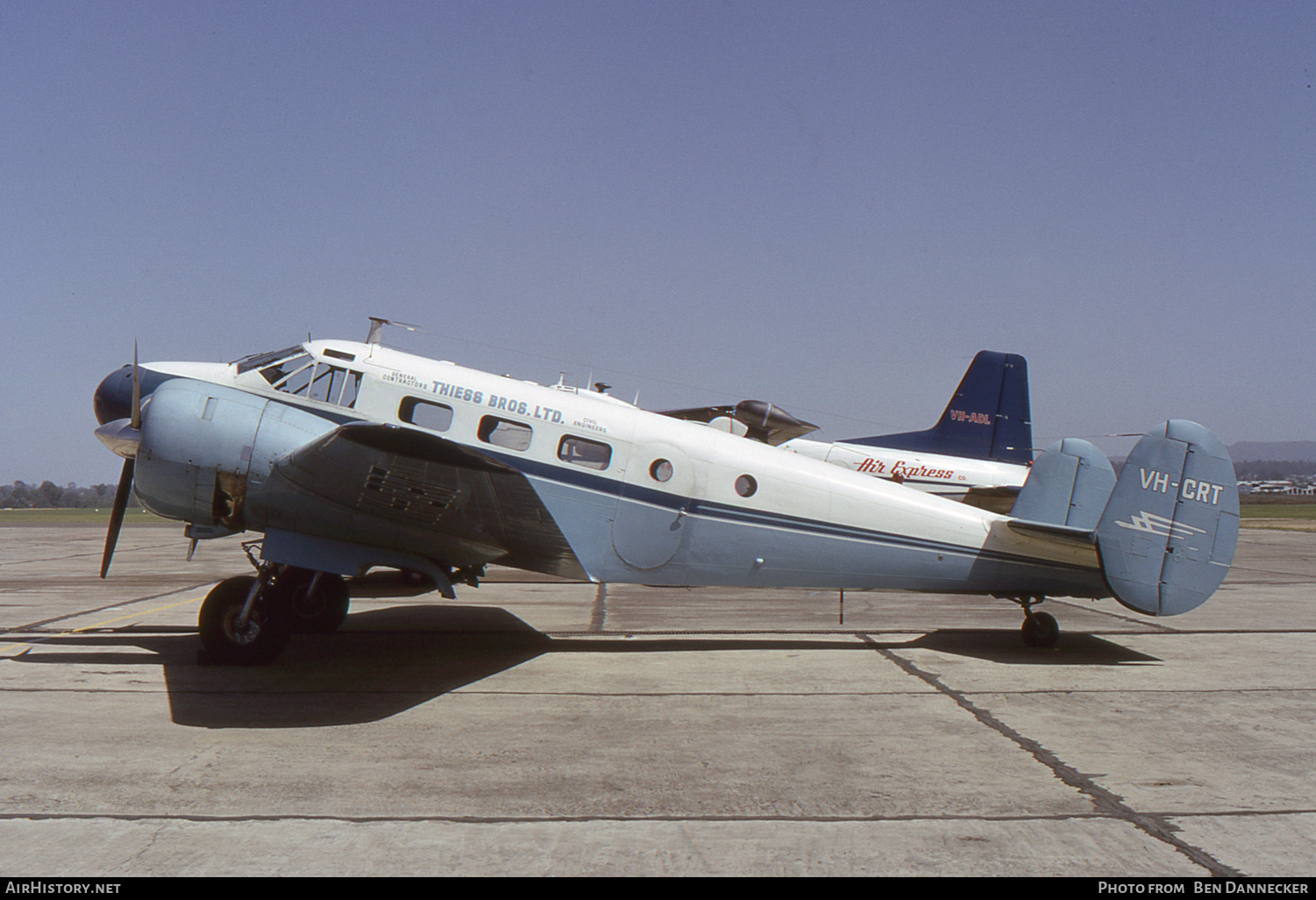 Aircraft Photo of VH-CRT | Beech D18S | Thiess Contractors | AirHistory.net #139047