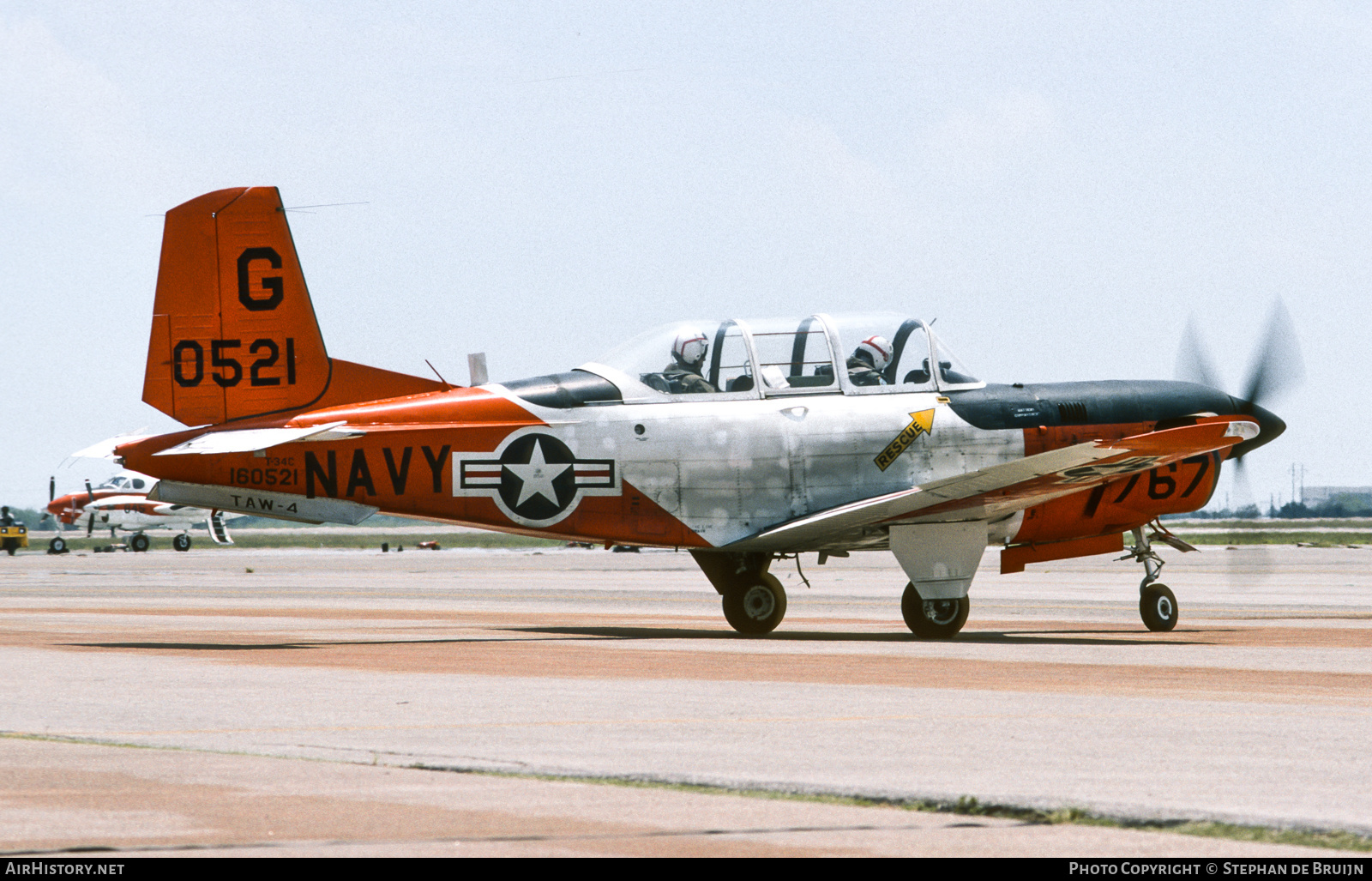 Aircraft Photo of 160521 | Beech T-34C Turbo Mentor (45) | USA - Navy | AirHistory.net #139056