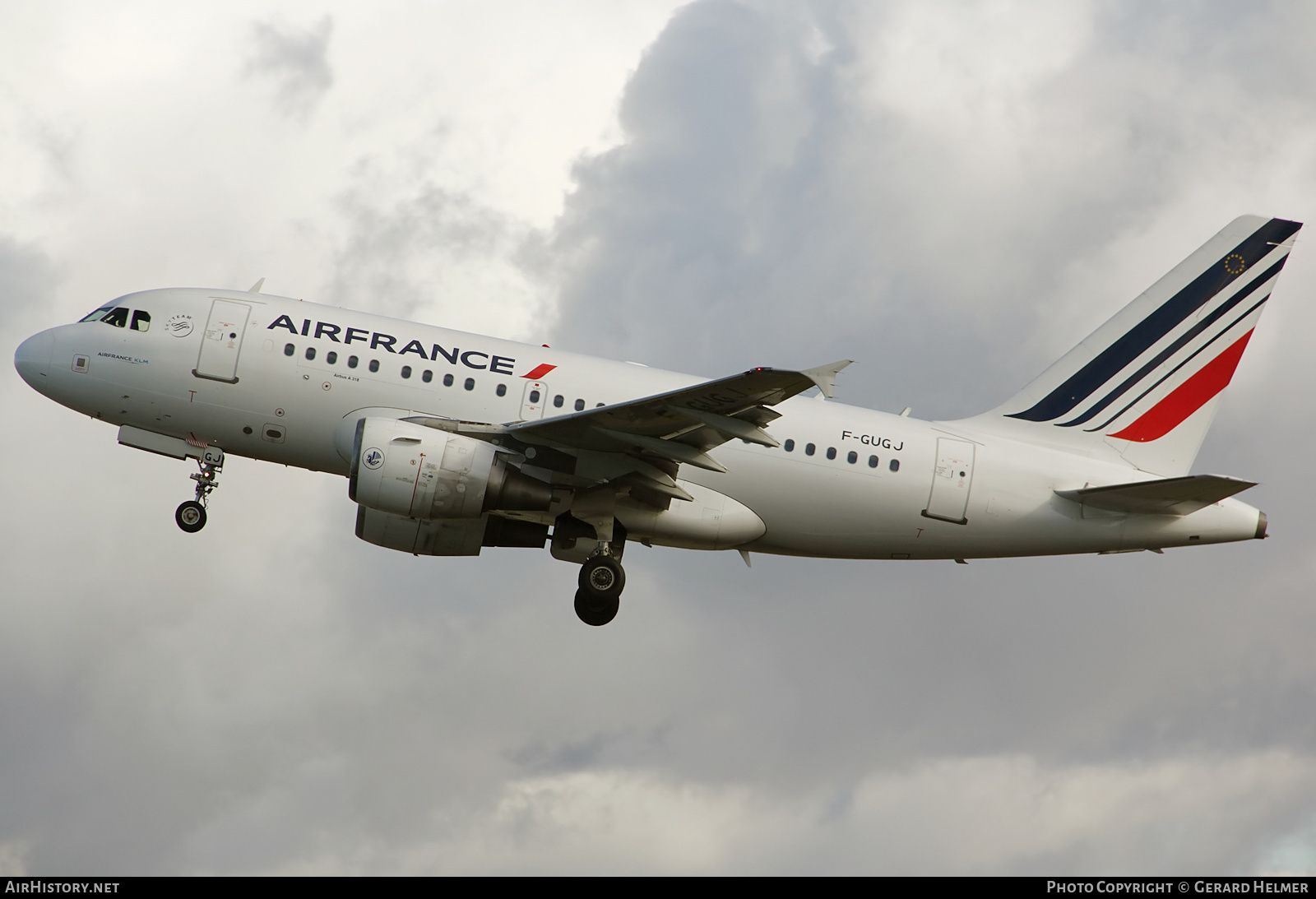 Aircraft Photo of F-GUGJ | Airbus A318-111 | Air France | AirHistory.net #139061