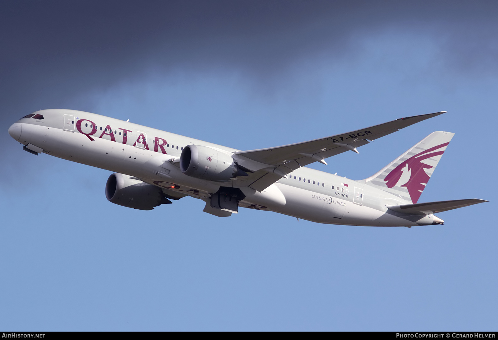 Aircraft Photo of A7-BCR | Boeing 787-8 Dreamliner | Qatar Airways | AirHistory.net #139079