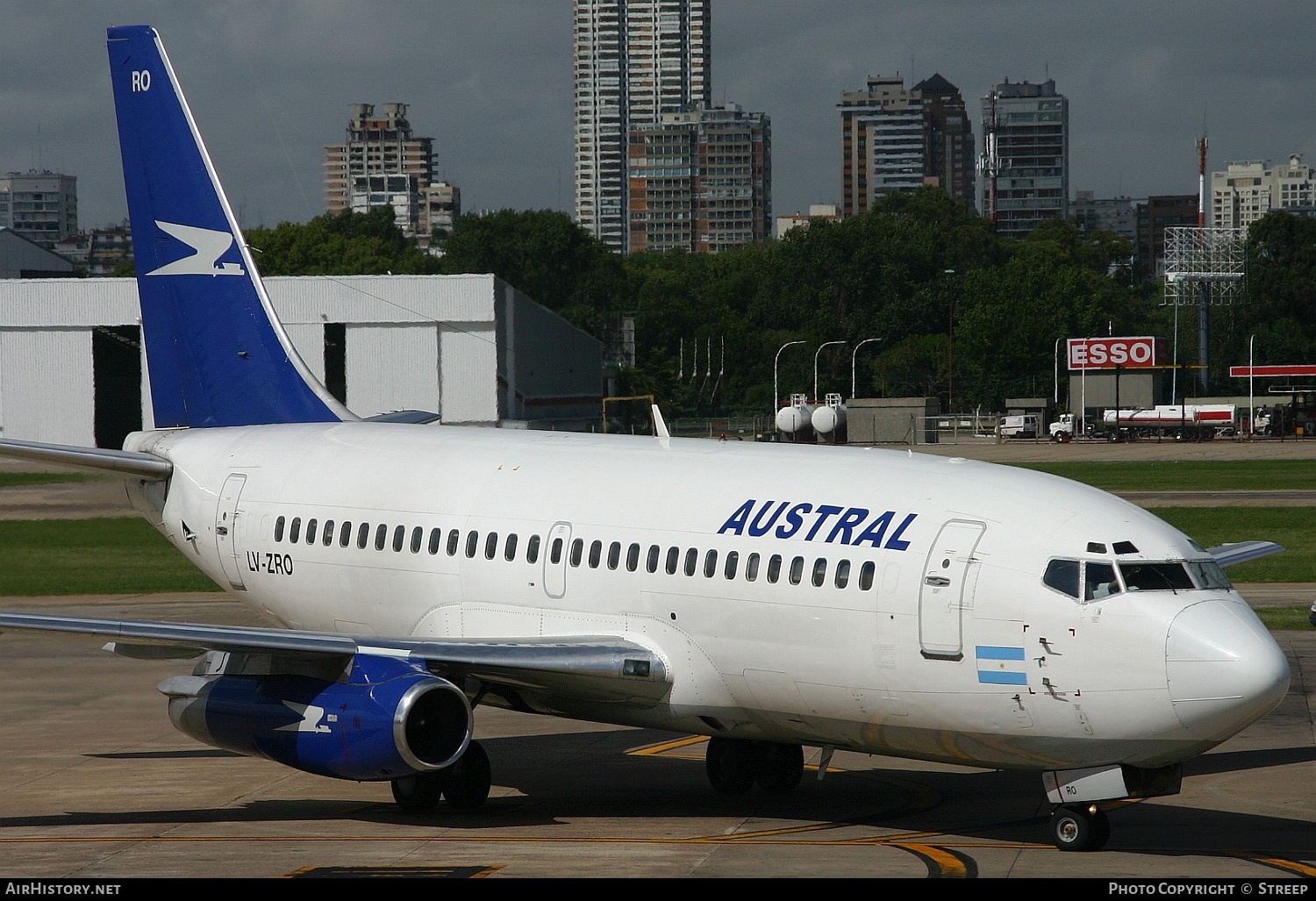 Aircraft Photo of LV-ZRO | Boeing 737-236/Adv | Austral Líneas Aéreas | AirHistory.net #139130