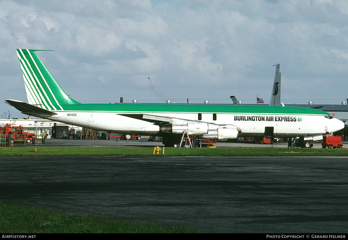 Aircraft Photo of N8405 | Boeing 707-323C | Burlington Air Express | AirHistory.net #139167