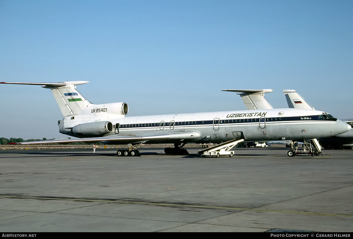 Aircraft Photo of UK-85401 | Tupolev Tu-154B-2 | Uzbekistan Airways | AirHistory.net #139171