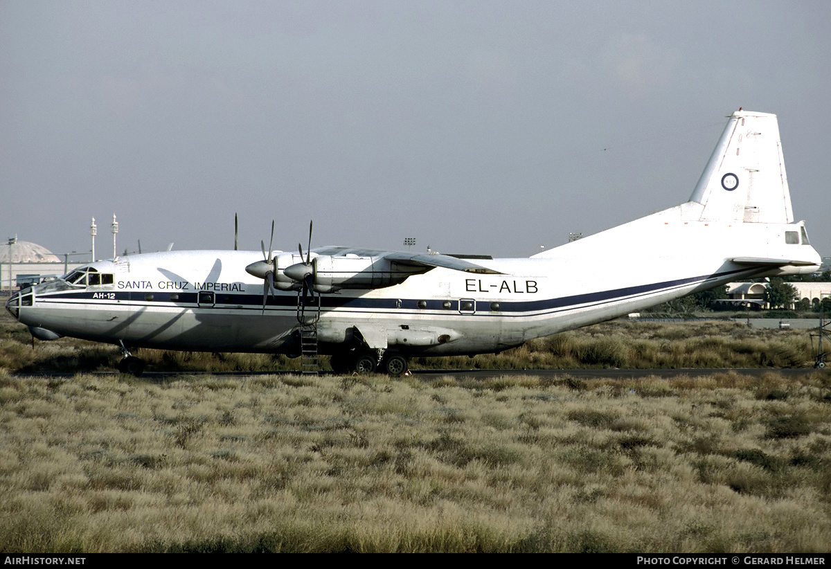 Aircraft Photo of EL-ALB | Antonov An-12TBP | Santa Cruz Imperial - SCI | AirHistory.net #139181