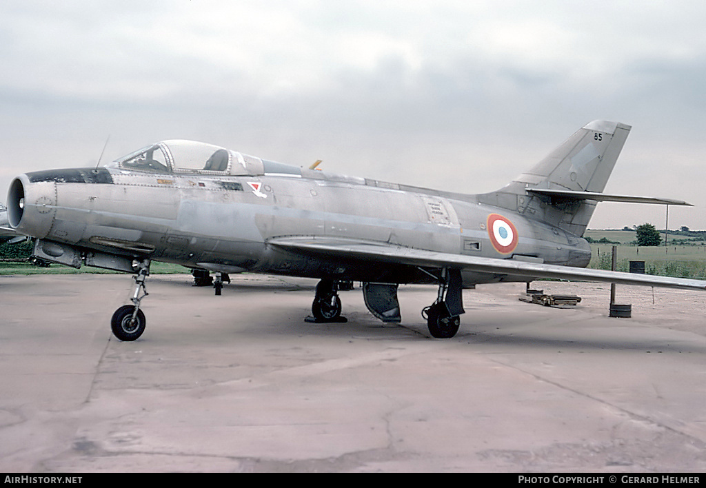 Aircraft Photo of 85 | Dassault MD-454 Mystere IV A | France - Air Force | AirHistory.net #139220