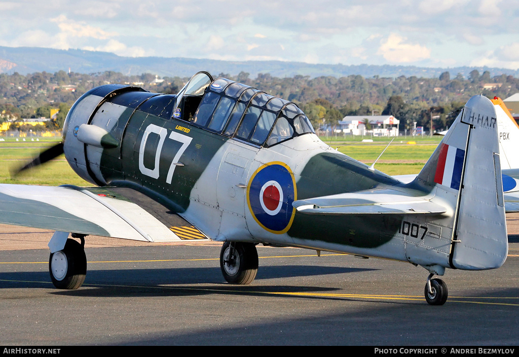 Aircraft Photo of VH-HAR / NZ1007 | North American AT-6C Texan | New Zealand - Air Force | AirHistory.net #139253