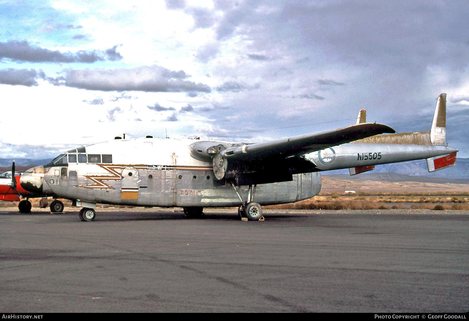Aircraft Photo of N15505 | Fairchild C-119G Flying Boxcar | Hawkins & Powers Aviation | AirHistory.net #139268