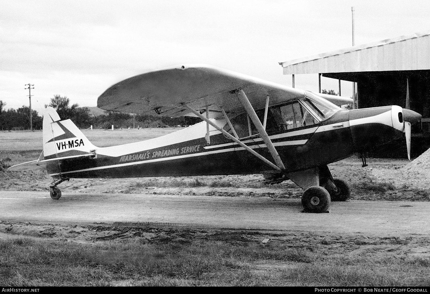 Aircraft Photo of VH-MSA | Piper PA-18A-150 Super Cub | Marshall's Spreading Service | AirHistory.net #139280