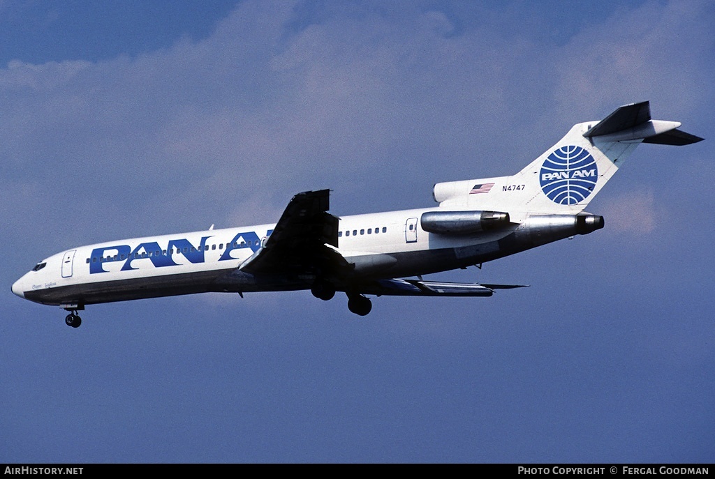 Aircraft Photo of N4747 | Boeing 727-235 | Pan American World Airways - Pan Am | AirHistory.net #139285
