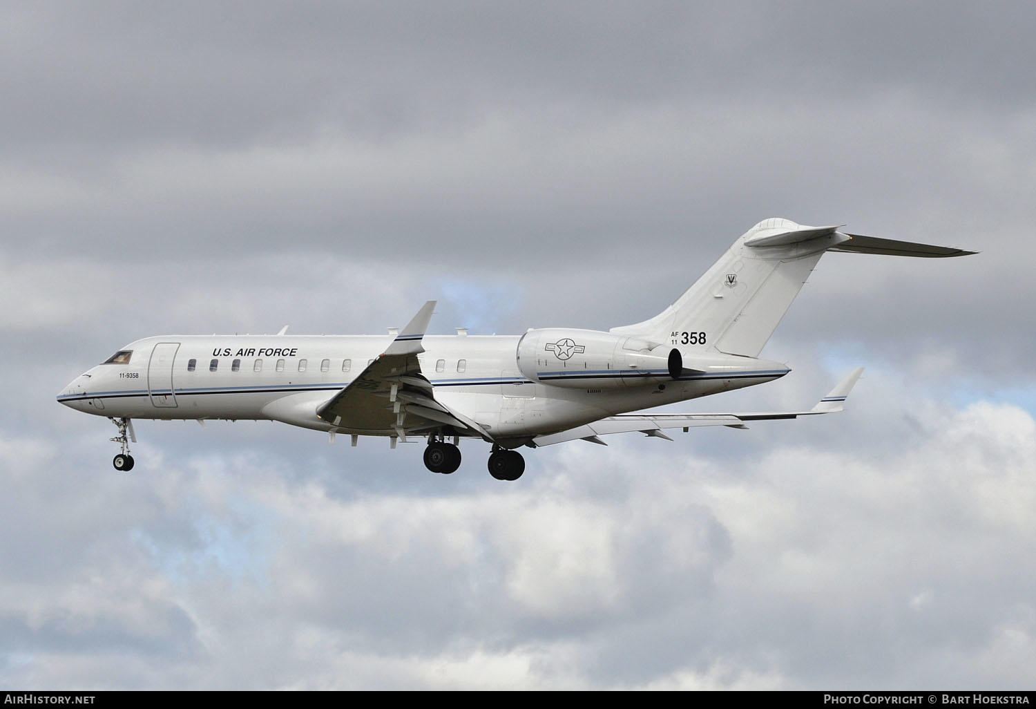 Aircraft Photo of 11-9358 / AF11-358 | Bombardier E-11A (BD-700-1A10) | USA - Air Force | AirHistory.net #139291