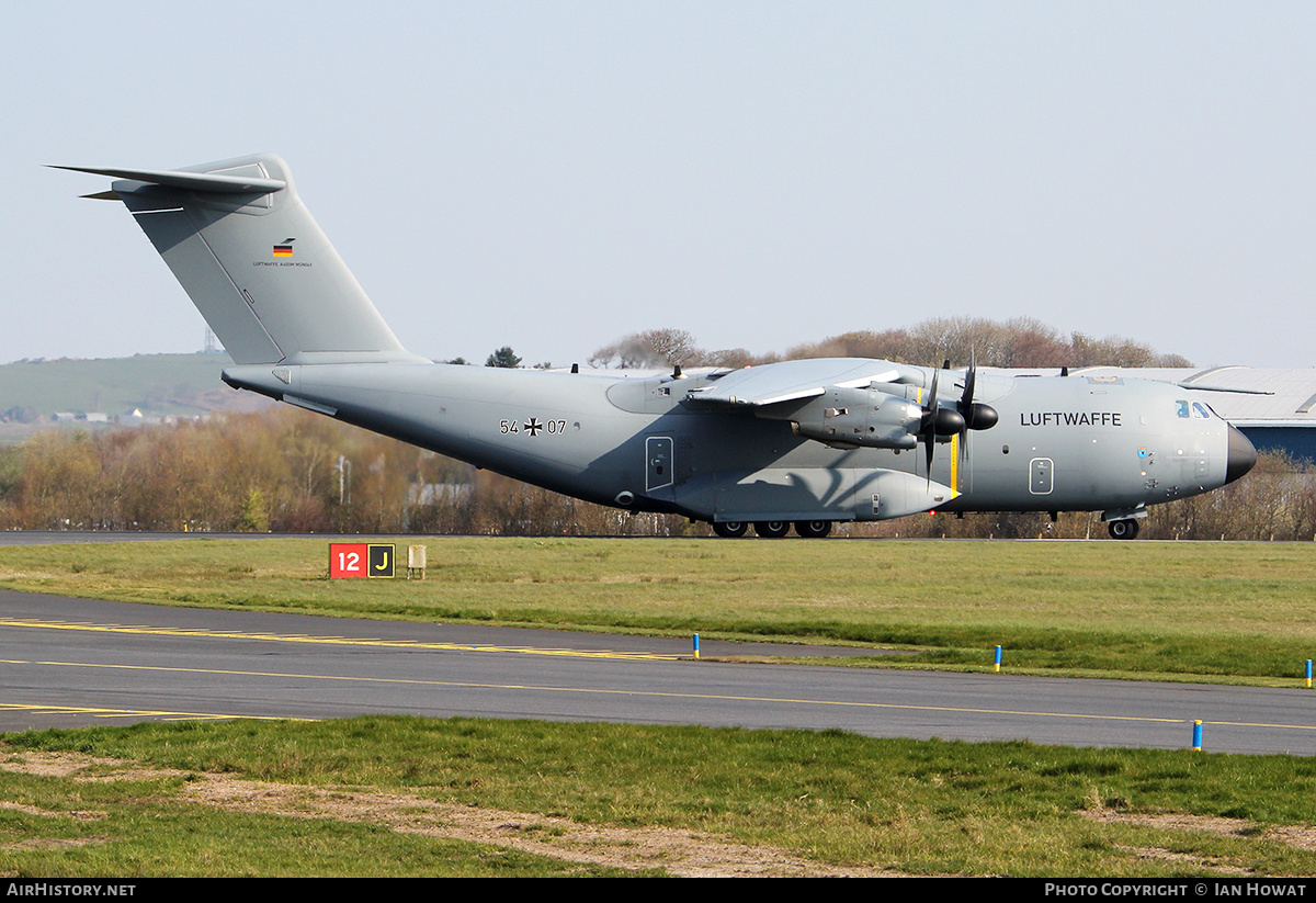 Aircraft Photo of 5407 | Airbus A400M Atlas | Germany - Air Force | AirHistory.net #139319