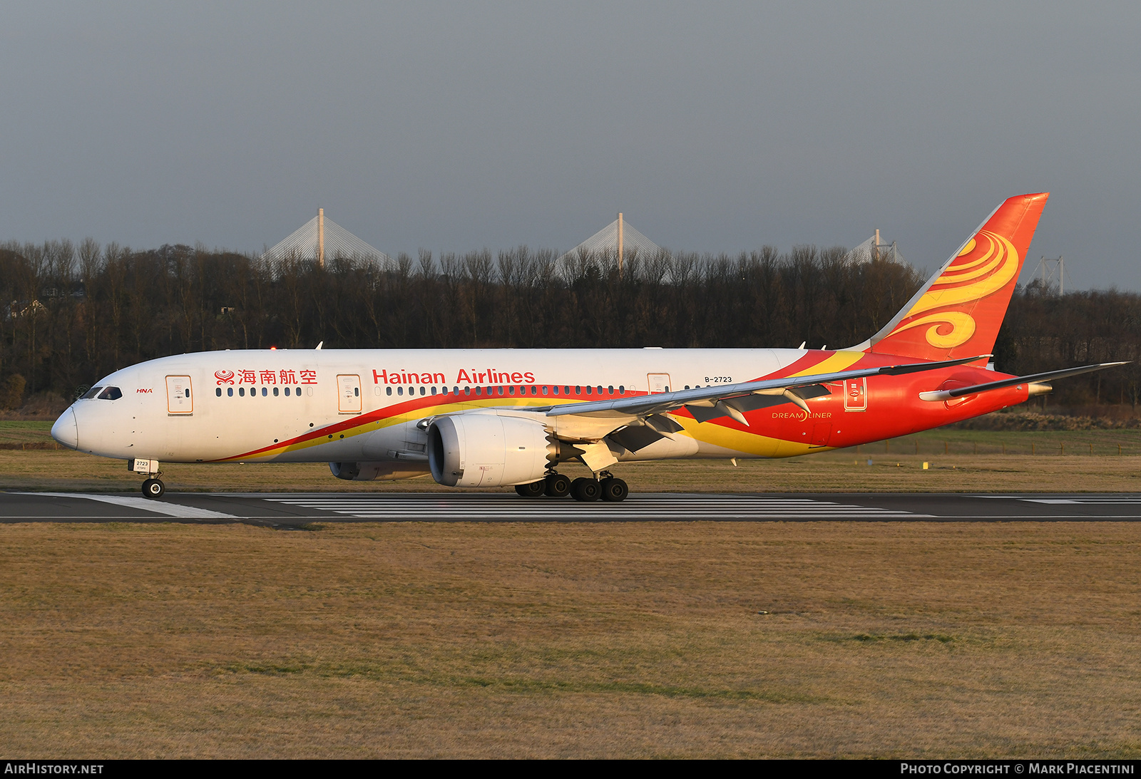 Aircraft Photo of B-2723 | Boeing 787-8 Dreamliner | Hainan Airlines | AirHistory.net #139345