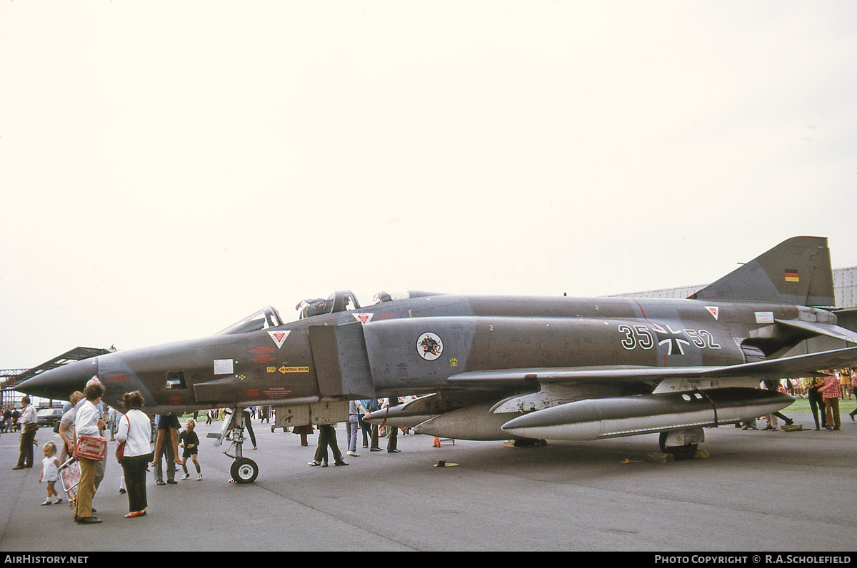 Aircraft Photo of 3552 | McDonnell Douglas RF-4E Phantom II | Germany - Air Force | AirHistory.net #139349