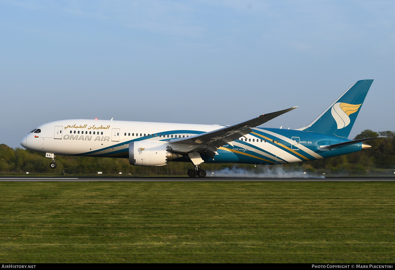 Aircraft Photo of A4O-SA | Boeing 787-8 Dreamliner | Oman Air | AirHistory.net #139358