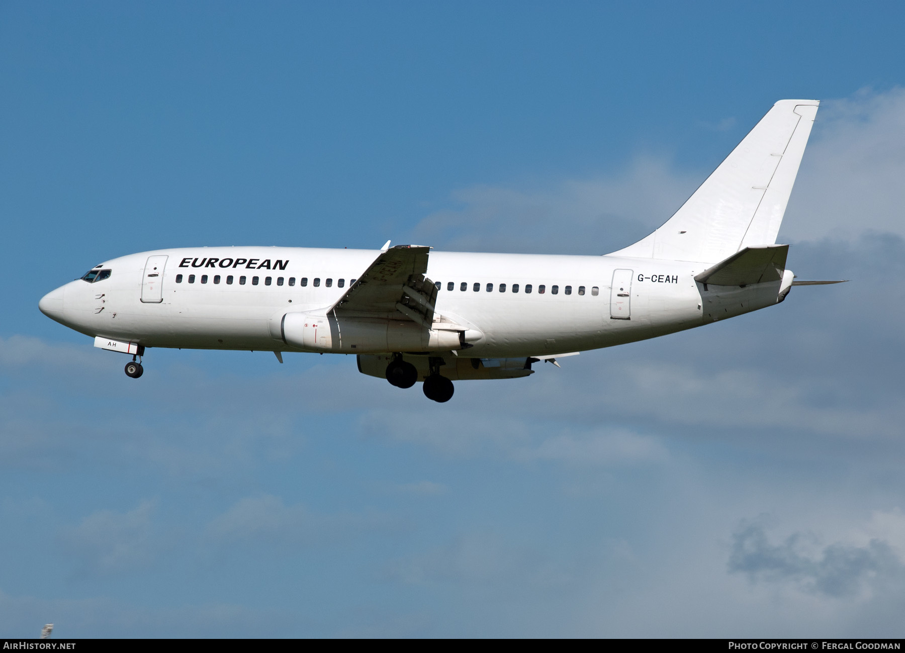 Aircraft Photo of G-CEAH | Boeing 737-229/Adv | European Aircharter - EAL/EAC | AirHistory.net #139389