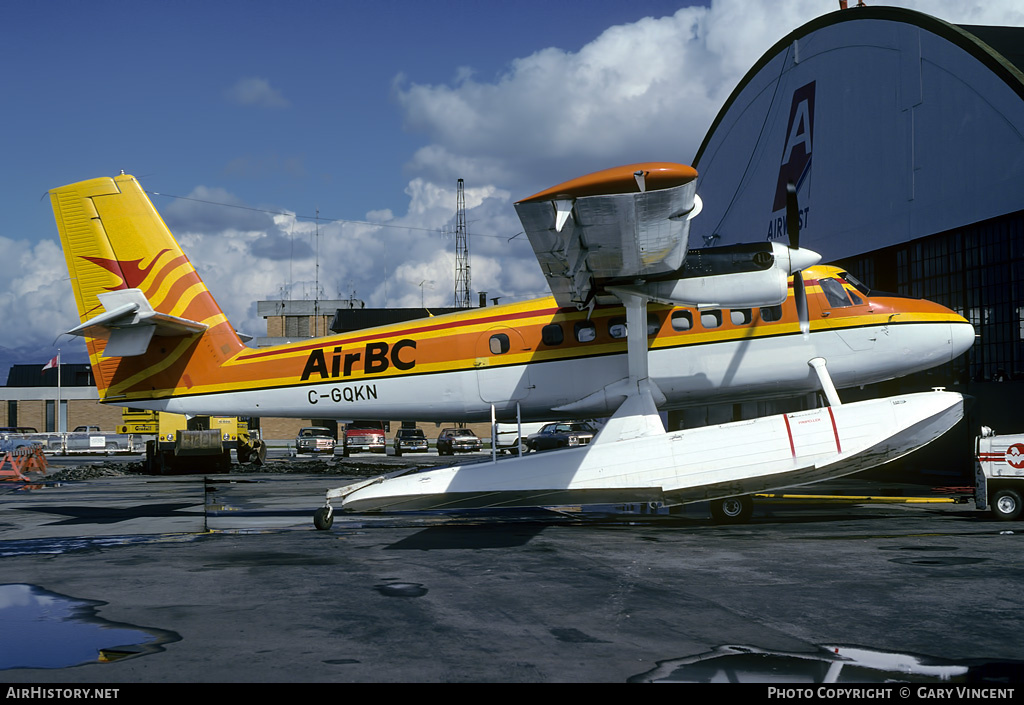 Aircraft Photo of C-GQKN | De Havilland Canada DHC-6-100 Twin Otter | Air BC | AirHistory.net #139461