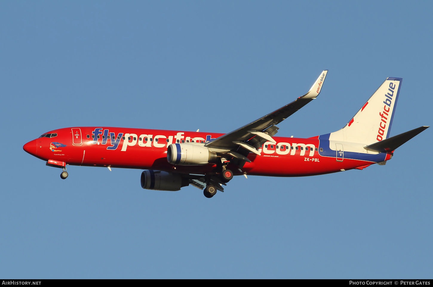 Aircraft Photo of ZK-PBL | Boeing 737-8FE | Pacific Blue Airlines | AirHistory.net #139479