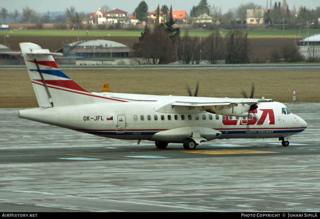 Aircraft Photo of OK-JFL | ATR ATR-42-500 | ČSA - Czech Airlines | AirHistory.net #139549