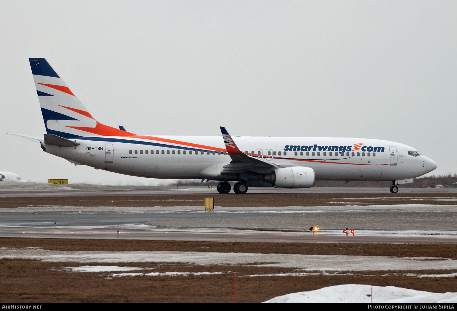 Aircraft Photo of OK-TSH | Boeing 737-804 | Smartwings | AirHistory.net #139550