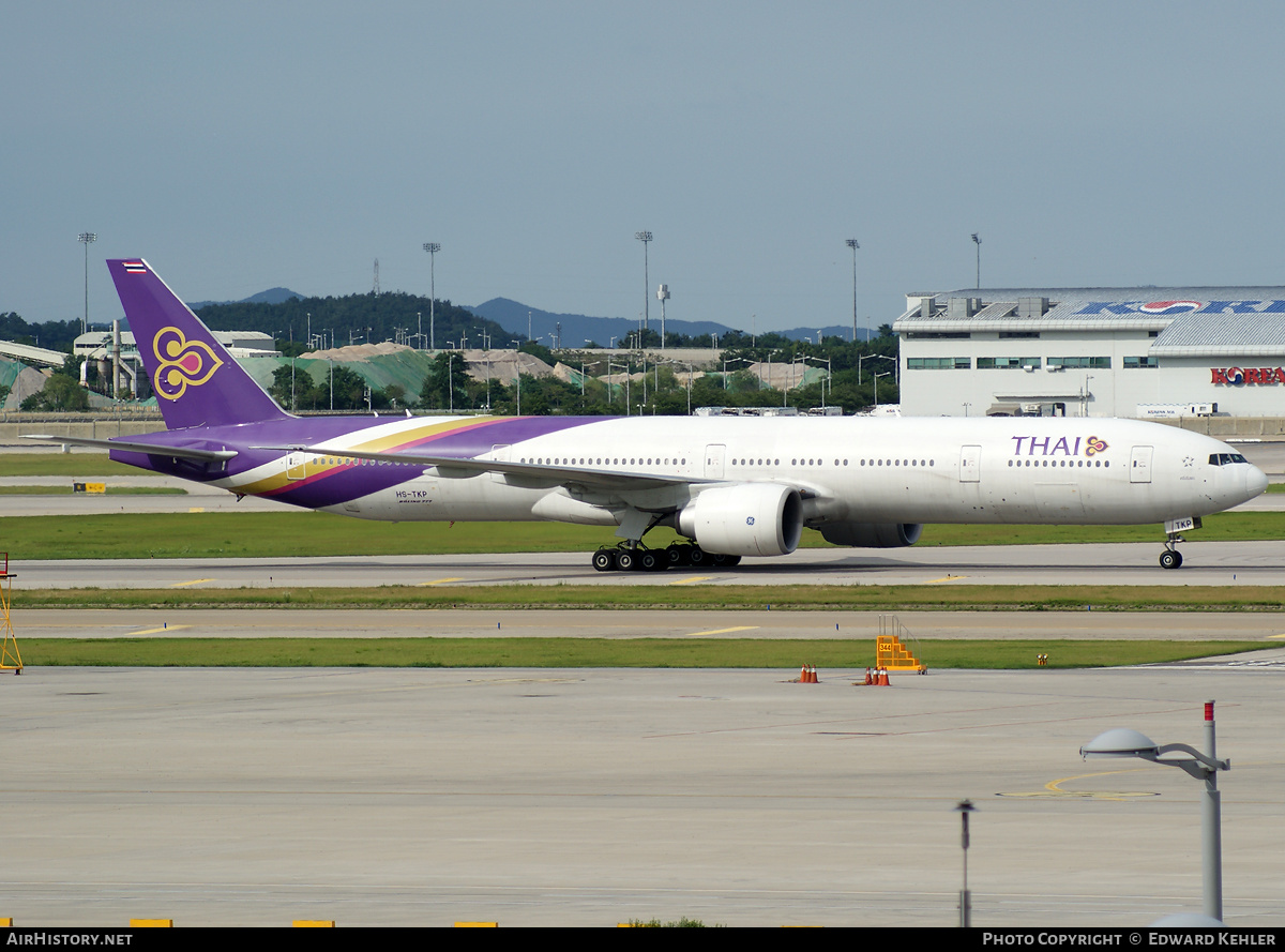 Aircraft Photo of HS-TKP | Boeing 777-3AL/ER | Thai Airways International | AirHistory.net #139575