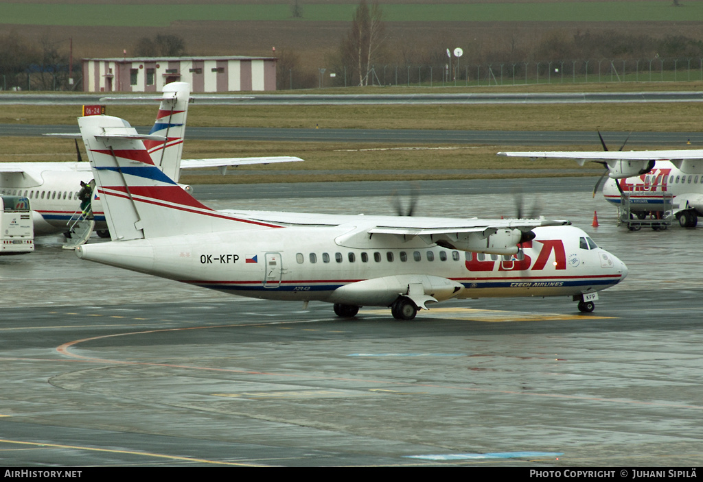 Aircraft Photo of OK-KFP | ATR ATR-42-500 | ČSA - Czech Airlines | AirHistory.net #139577