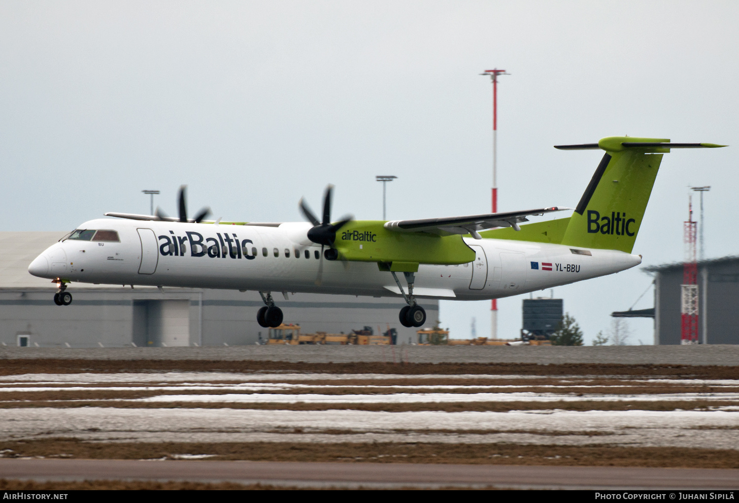 Aircraft Photo of YL-BBU | Bombardier DHC-8-402 Dash 8 | AirBaltic | AirHistory.net #139590