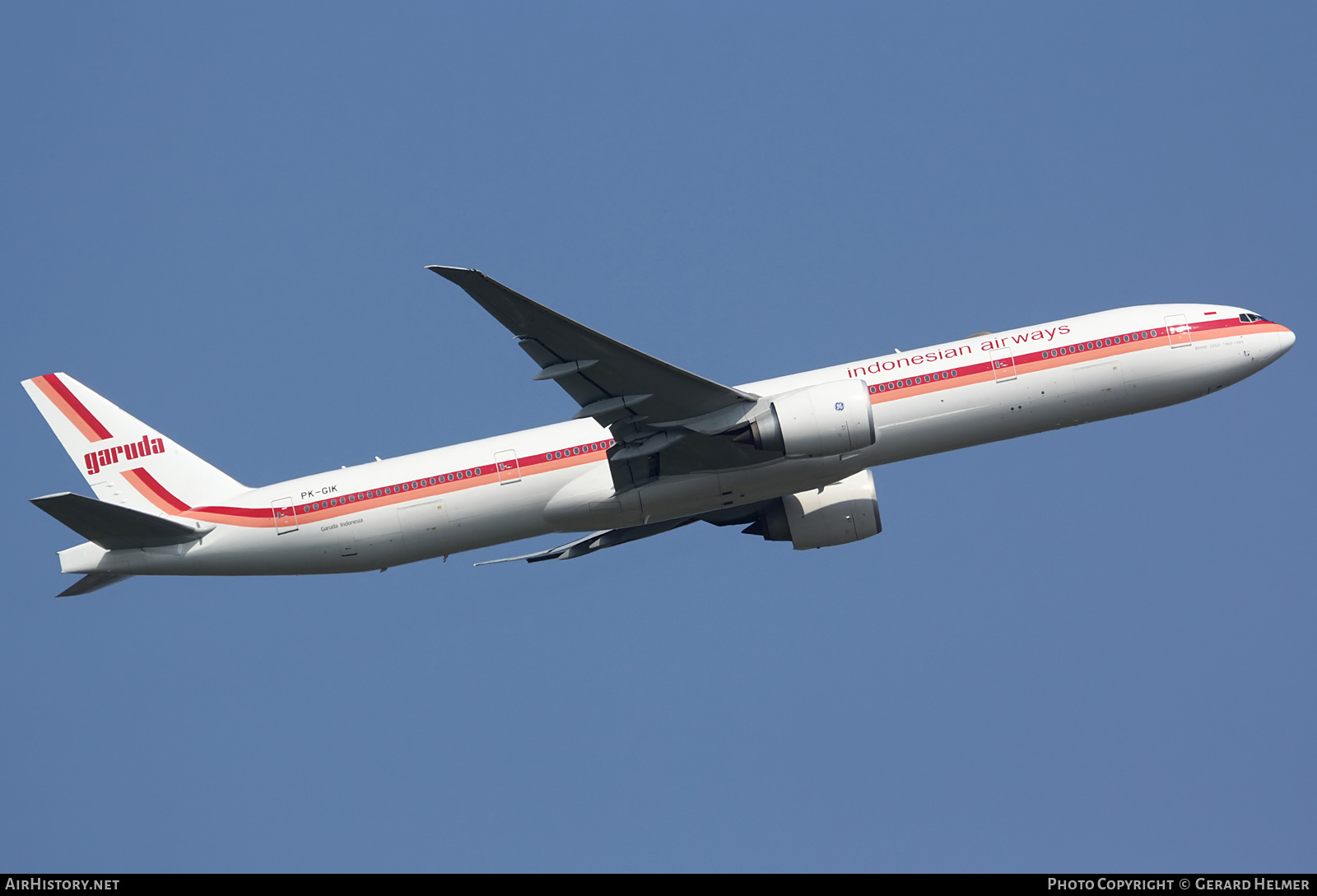 Aircraft Photo of PK-GIK | Boeing 777-3U3/ER | Garuda Indonesia | Garuda Indonesian Airways | AirHistory.net #139610
