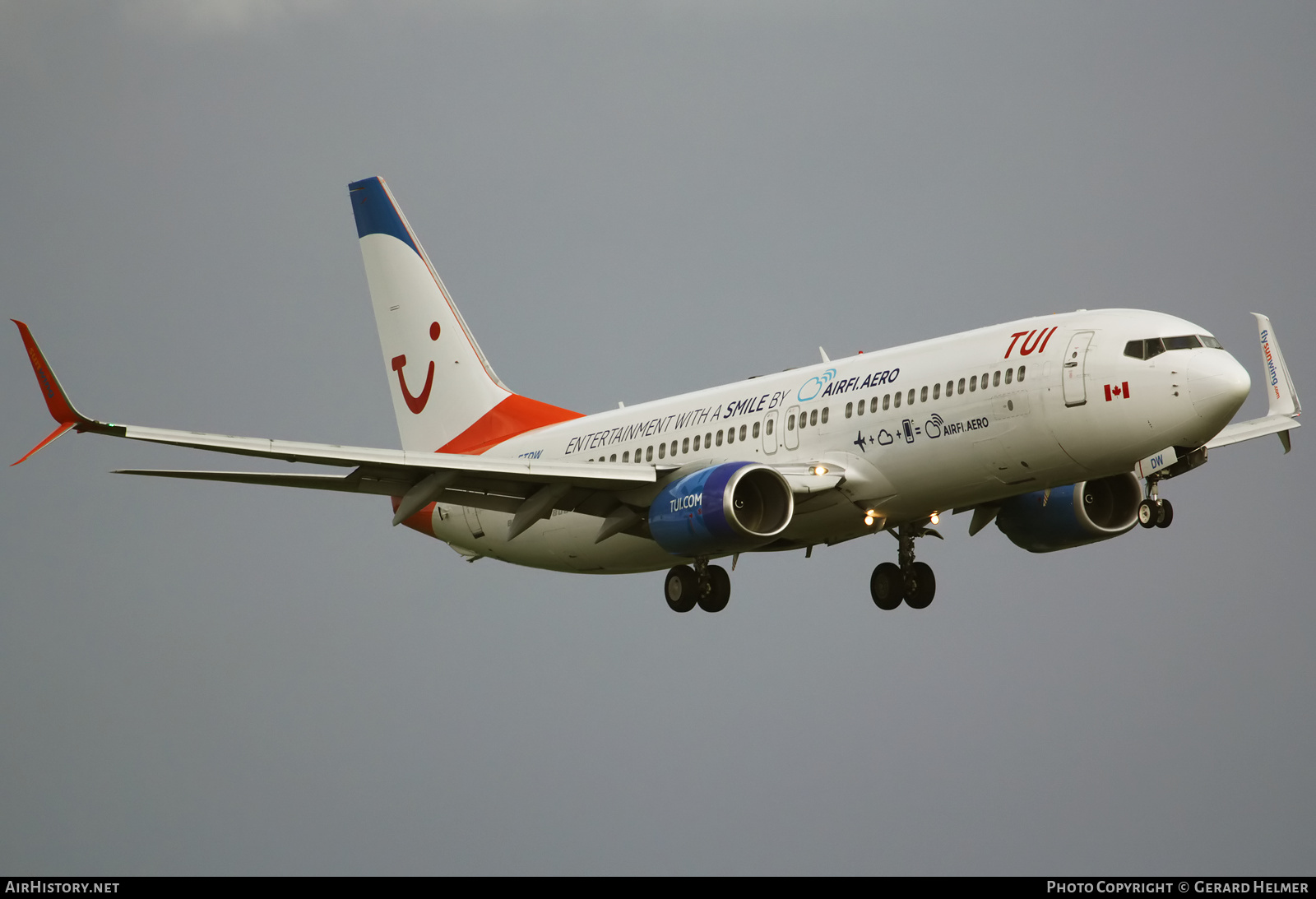 Aircraft Photo of C-FTDW | Boeing 737-808 | TUI | AirHistory.net #139628