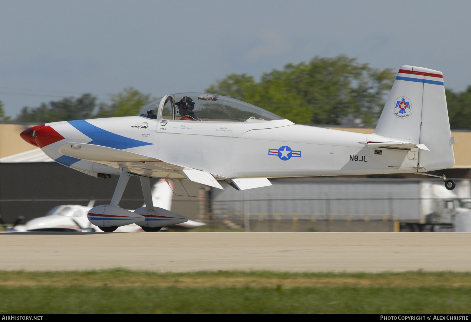 Aircraft Photo of N8JL | Van's RV-8 | Team AeroDynamix | AirHistory.net #139629